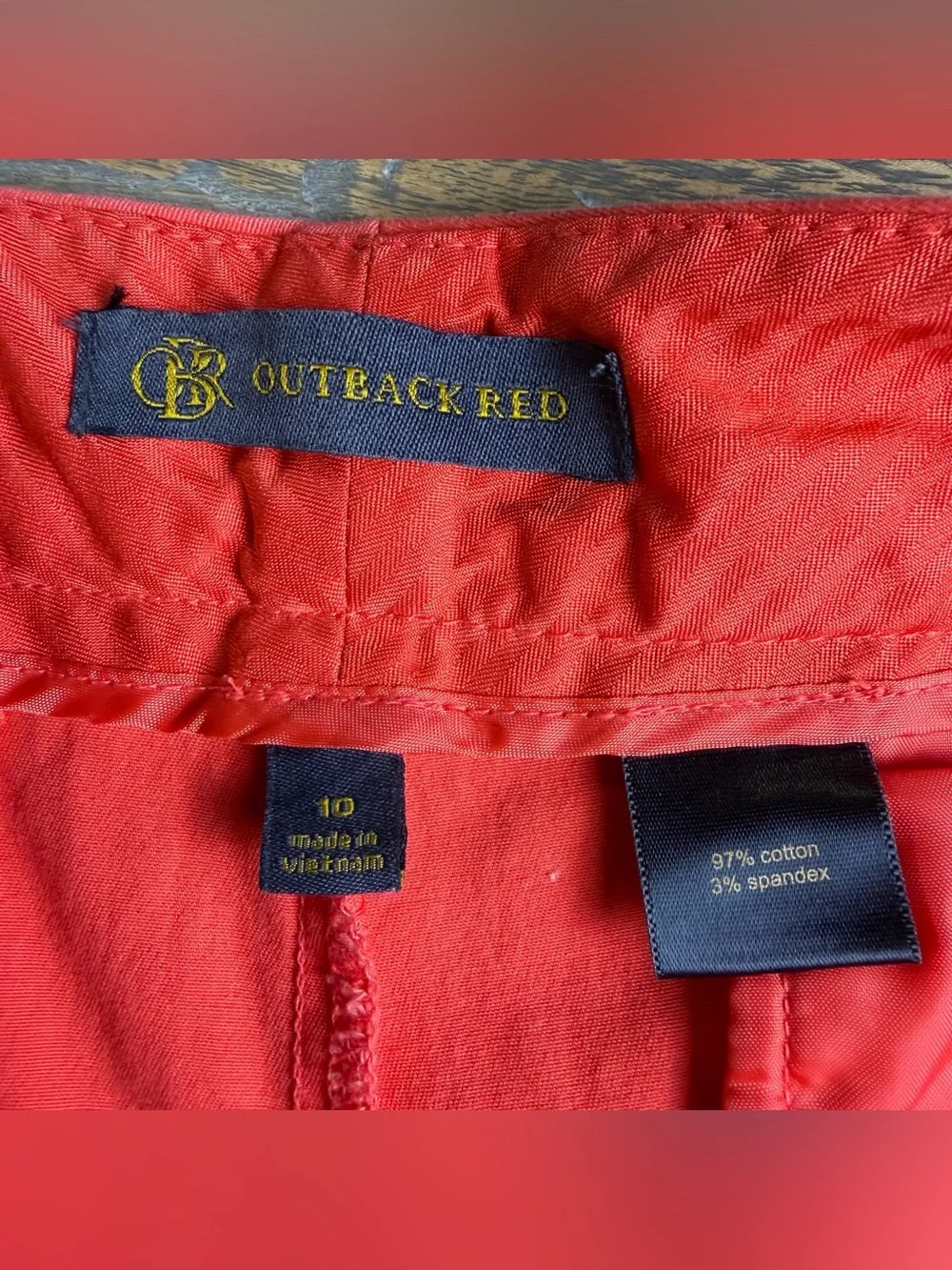 Outback Red High-Waist Coral Shorts